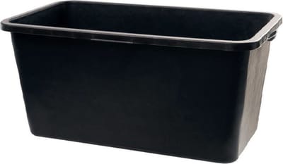 HL Speciekuip Rechthoek - Kunststof - Zwart - 40 liter - L 70 x B 39 x H 19 cm