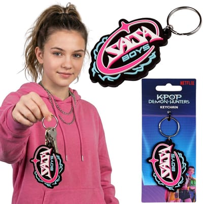 K-Pop Demon Hunters Saja Boys Sleutelhanger voor jongeren, hanger, bedeltje voor op de rugzak