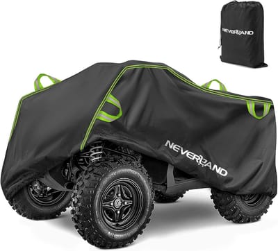 E-shop4u® - Quad ATV Afdekking - Universele Quad Motorhoes - Waterdicht, Sneeuwbestendig, UV-bescherming, Reflecterende Stroken, Geschikt voor Honda, Yamaha en meer - Maat 2XL
