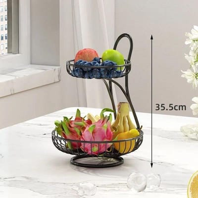 Fruitschaal Snack Opbergrek Eettafel Opbergrek Woonkamer Salontafel Snoepschaal Desktop Licht Luxe Fruitschaal Huishoudelijk Gebruik gray