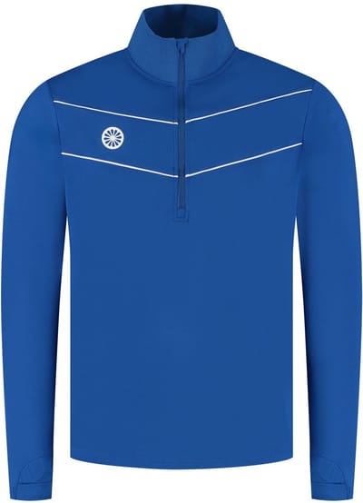 The Indian Maharadja Baroda Chevron Half Zip Sweater Heren - Maat S