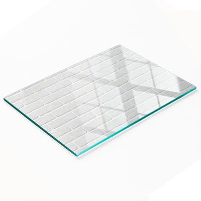 Multifunctioneel decoratief glazen paneel voor keukenmuur (bakstenen muur) 80x52 cm