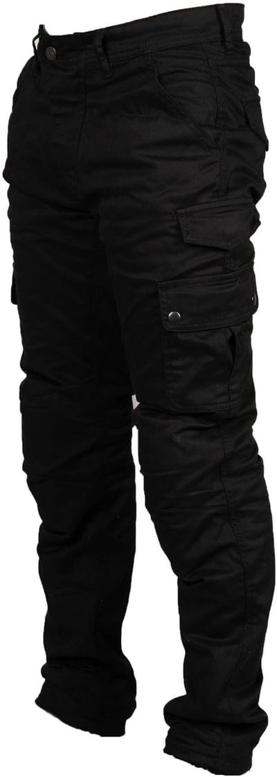 MOTOBLOUZ Motorbroek ROE Mannen Zwart XXXXL CE-gekeurd