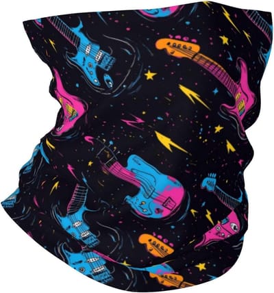 Nekwarmer Bandana - Multifunctioneel Sjaal - Outdoor Activiteiten - Ademend Materiaal - 25 x 50 cm - Blauw Roze
