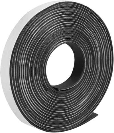 Grafiet afdichtstrip - Zelfklevend - 500×1,50×0,20 cm - Geluiddempend - Stootvast - Warmte-isolerend - Stofdicht - Geschikt voor deuren en ramen - Zwart