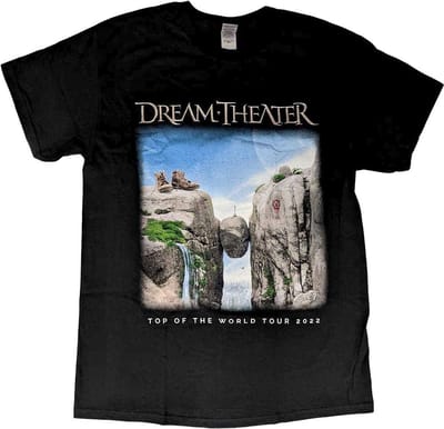 Dream Theater - TOTW Cover Art Tour 2022 Heren Tshirt - S - Zwart