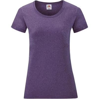 Dames-T-shirt Fruit of the Loom Valueweight