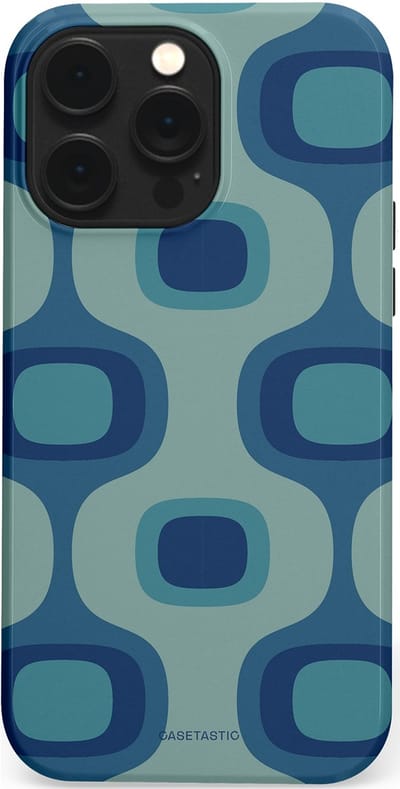 Casetastic Hoesje Geschikt voor Apple iPhone 14 Pro Max Magsafe - Stijlvolle Beschermende Duo-layer Case - Vintage Flow