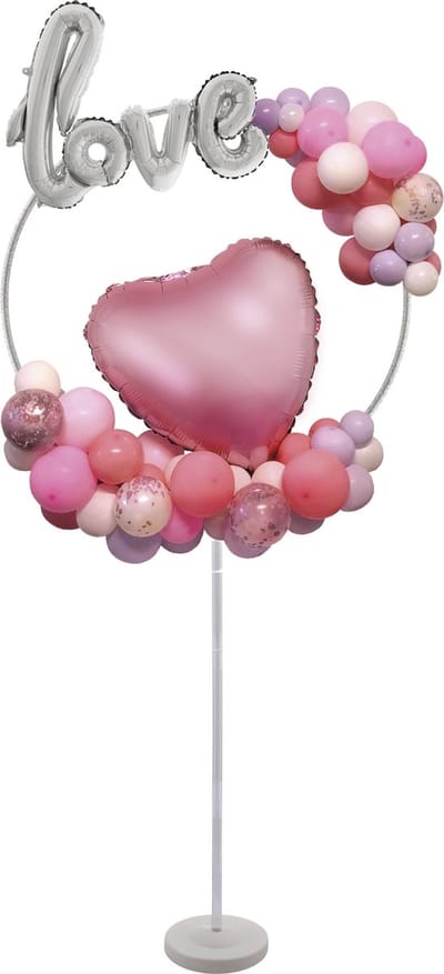 BALLONSTAND MET CIRKEL 77x163 cm  (zonder ballonnen)