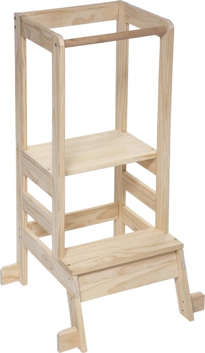 Atmosphera Kids observatietoren Lea - Leertoren / keukenhulp / opstapje - Naturel hout