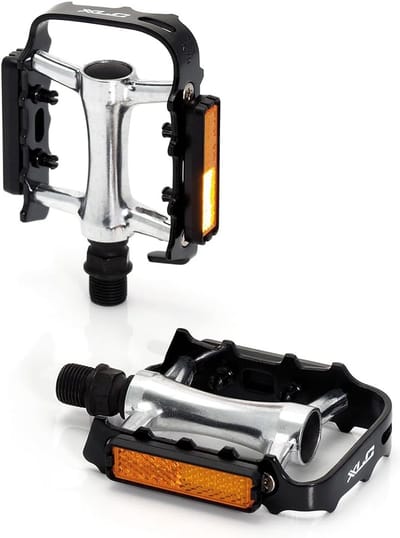 Fiets pedalen - MTB pedalen - Sportief fietsen - Licht en robuust - 99 x 70 mm - Zwart zilver