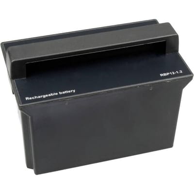 RAVAS Hubwagen Ersatzakku Loodaccu 12 V 1.2 Ah Loodvlies (AGM) (b x h x d) 70 x 85 x 120 mm Contactpolen