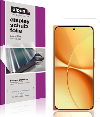 dipos – 4x Beschermfolie geschikt voor Xiaomi Redmi Turbo 5 Max | Krasbestendige & heldere Screenprotector Ultra-Thin