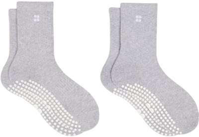 Sweaty Betty Pilates Crew Gripper Sock 2 Pack - Maat 6/8