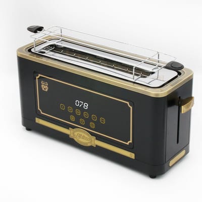 Kaiser - broosdrooster - retro broodrooster T 4000 Em - retro - taoster - 6 verschillende toastniveaus - ontdooifunctie - opwarmfunctie - broodjeswarmrooster
