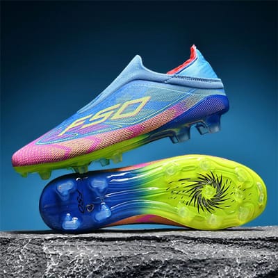 Nieuwe Heren Ultralichte Voetbalschoenen TF/FG Professionele Voetbalschoenen Unisex Antislip Trainings Voetbalschoenen Buitenveld Chuteira 35