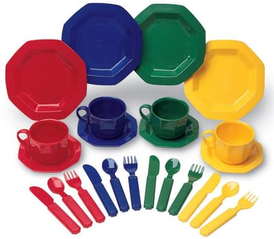 Learning Resources speelgoed servies - educatief rollenspel set multicolor. - 3+