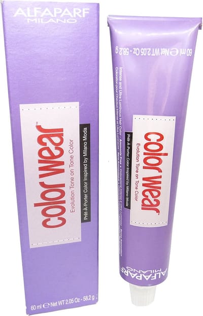 Alfaparf Color Wear Tone on Tone Crème haarkleurtint zonder ammoniak 60ml - 05.32 Light Golden Violet Brown / Hellgold Irisbraun