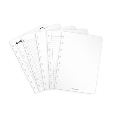 Correctbook A5 Extra Pagina’s Mix – Uitbreidingsset – 5 herbruikbare, uitwisbare bladen