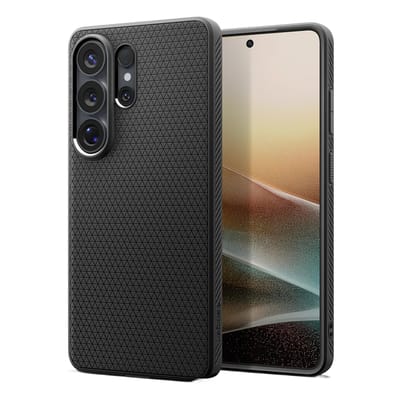 Spigen Liquid Crystal Hoesje Geschikt voor Samsung Galaxy S26 Ultra - Back Cover TPU Zwart