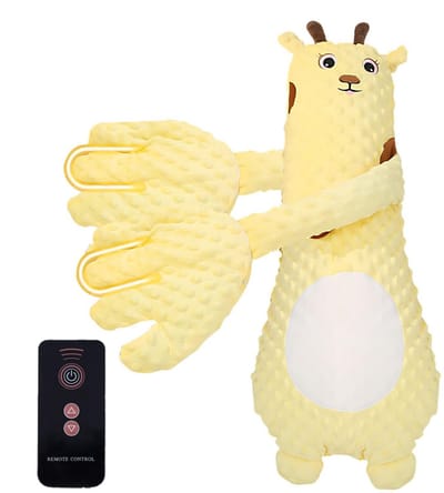 Kraftverdia® Kalmerende Handpalm voor Slaap | Slaapondersteuning Metgezel Rustgevend | Kinder Rust Ondersteuner Troostkussen | Geschikt voor Jongens en Meisjes, Kinderkamer, Kinderopvang, Reizen en Hotel