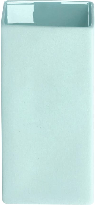 ASA Selection Cube Blue Vaas, bloemenvaas, bloempot, tafelvaas, keramische vaas, keramiek, aqua, 12 cm, 46024108