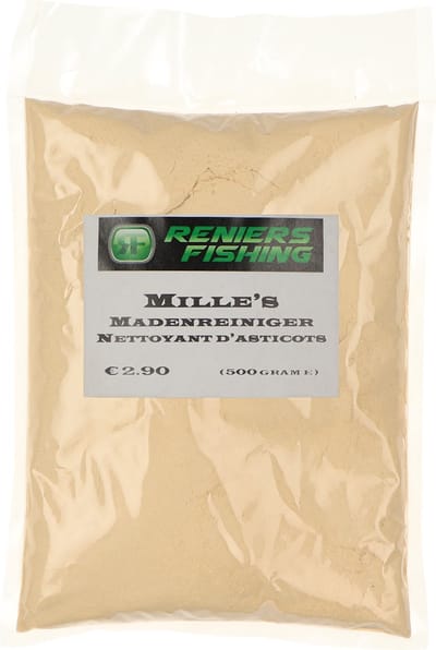 Reniers Fishing Mille's Madenreiniger 500g – Homemade Madenreiniger voor Schone en Zinkende Maden - Smaak : Carp