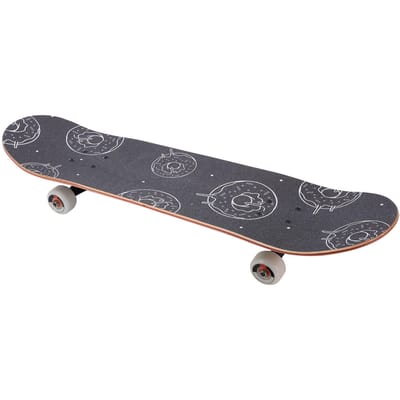 PUENTE Vierwielig Dubbel Tilt Skateboard Ahorn Skateboard voor Beginners Tieners Volwassenen gray