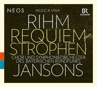 Symphonieorchester Des Bayerischen Rundfunks, Mariss Jansons - Rihm: Requiem-Strophen (SACD)
