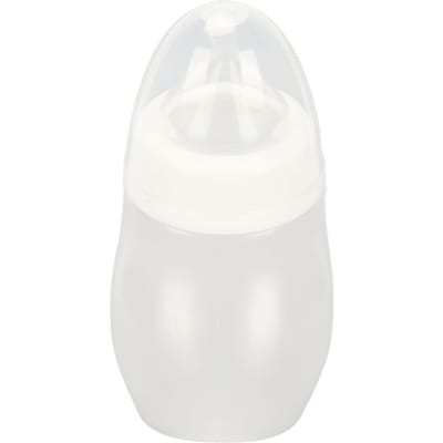 Biberon pour animaux de compagnie Professionnel Tétine en silicone souple Kits de biberons incurvés pour chatons nouveau-nés, chiots white
