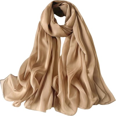 Lichte Chiffon Sjaal voor Dames - Doorzichtig en Zijdezacht