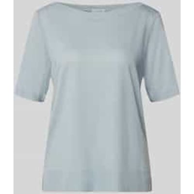 Loose fit T-shirt van mix van katoen en lyocell