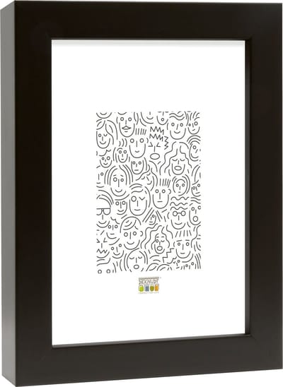 Deknudt Frames fotolijst S43DL2 - zwart -extra hoge lijst - foto 10x15 cm