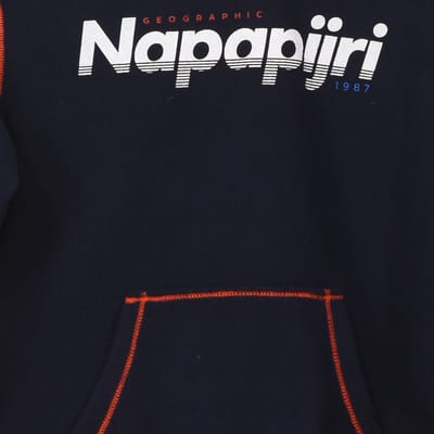 K TAU fleece sweatshirt hoge hals met capuchon GA4EPP jongen