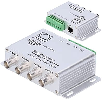 Passieve video balun 4CH voor AHD CVI TVI CVBS - UTP converter voor HD beelden