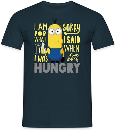 Minions Kevin Honger Banaan T-Shirt Heren