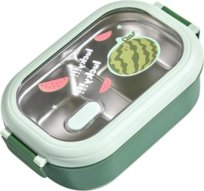 Thermische RVS Lunchbox voor Kantoor, Veilig en Draagbaar, Ideaal voor Maaltijden en Groenten