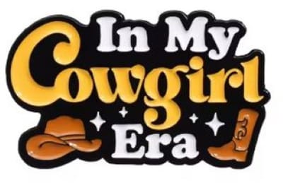 Pin Broche - enamel pin - kledingspeld - Cowgirl era