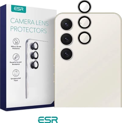 ESR Camera Lens Protector geschikt voor Samsung Galaxy S23 Glazen Camera Lens Protector - Case Friendly