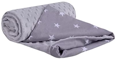Babydeken 75x100 cm 100% Katoen met Minky - Multifunctioneel Knuffeldeken - Zacht en Delicaat