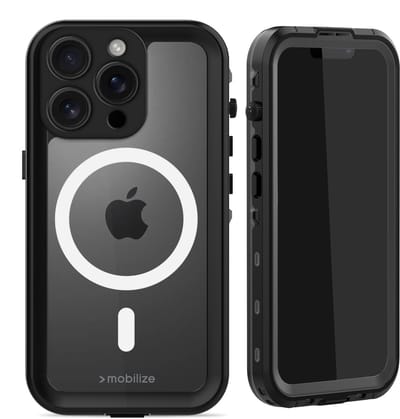 Mobilize Rugged Case hoesje geschikt voor Apple iPhone 16 Pro - Effen Transparant - Kunststof, TPU (Zacht)