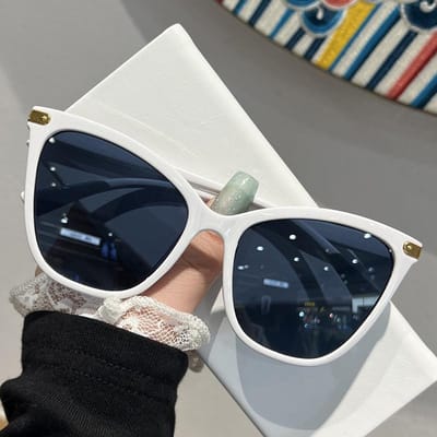Nieuwe Grote Montuur Cat Eye Zonnebril Retro Dames Zomer Mode UV400 Bescherming Gafas De Sol 1PC