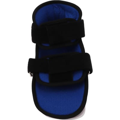 Enkelbrace Verstuiking Voetbot Ondersteuning Fixatie Comfortabel Ademend voor Herstel Rechtervoet L L(for 6.5-9kg) blue