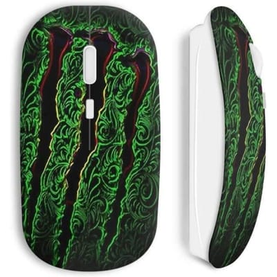 Souris Sans Fil Monster Style Energy Green