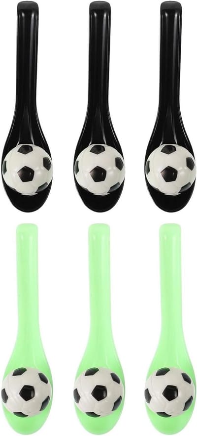 Voetbal Feestspel - Bal Lepel Race - Sportieve Buitenactiviteit - Bevordert Groepsbetrokkenheid - 16 x 4.3 cm - Groen