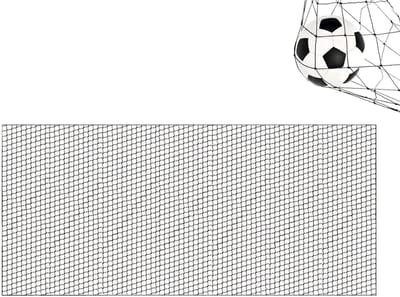 Ball Stop Net - Sport Hek - Bal Training - Slagvast Nylon - 3x6 Meter - Zwart