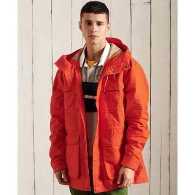 Superdry Mountain Jas Oranje L Man