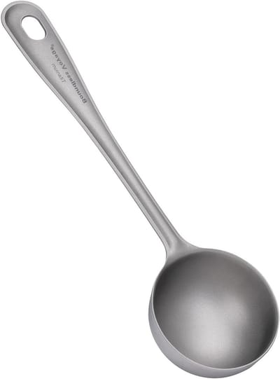 Titanium Maatlepel voor Koffie en Thee (15ml/1 Tbsp) - Premium Keukenaccessoire voor Gemalen Koffie, Suiker en IJs, Perfect voor Barista en Thuisgebruik