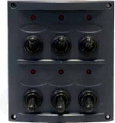 SCHAKELPANEEL 12 V - 6 SCHAKELAARS