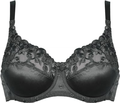 Naturana glanzende beugel BH maat 90B zwart
